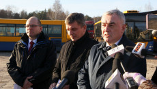 Konferencja Prasowa W Starachowicach Poświęcona Decyzji O Przyznaiu środków Na Niskoemisyjny Transport Publiczny 2