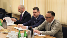 Spotkanie w sprawie budowy zbiornika Wierna Rzeka, Urząd Marszałkowski Województwa Świętokrzyskiego, luty 2020