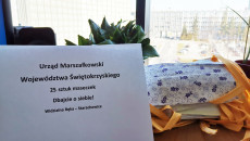 maseczki ochronne dla Urzędu Marszałkowskiego przygotowane przez wolontariuszy Widzialnej ręki Starachowice