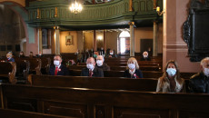 Msza w kościele Św. Trójcy w Jędrzejowie