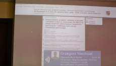 zdalne obrady Komisji Strategii Sejmiku Województwa Świętokrzyskiego ekran komputera