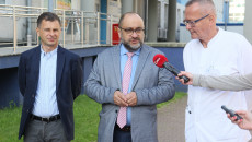 Transplantolog Dr N. Med. Jacek Bicki, Dyrektor Wszz Bartosz Stęplewski I Dr N. Med. Krzysztof Bidas, Zastępca Dyrektora Szpitala Do Spraw Lecznictwa