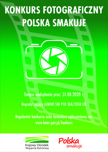 Plakat Konkursu Fotograficznego Pt. Polska Smakuje
