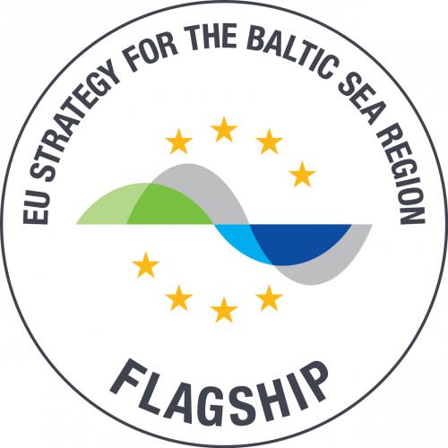 Logotyp projektu flagowego Rejon Morza Bałtyckiego 