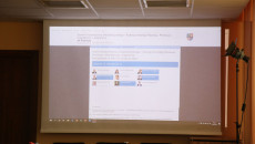 Ekran Komputera Podczas Zdalnych Obrad Komisji Strategii Sejmiku Województwa Świętokrzyskiego