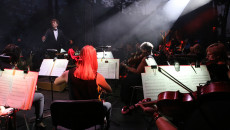 Muzycy Orkistry Symfonicznej Podczas Wieczornego Koncertu