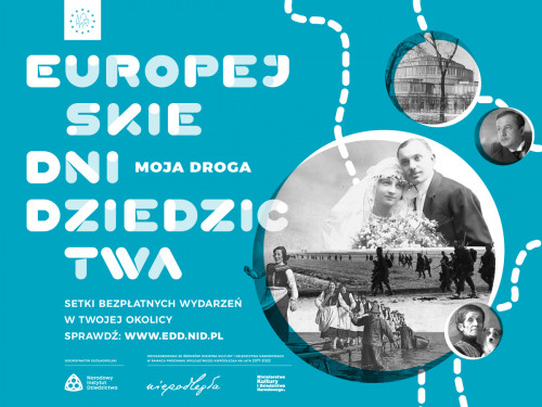 Plakat promujący Europejskie Dni Dziedzictwa 2020