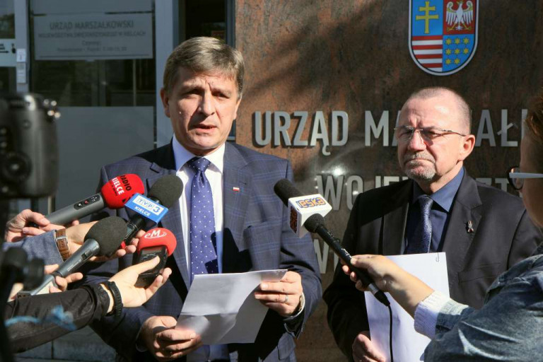 Przewodniczący Sejmiku Andrzej Pruś I Wicemarszałek Marek Bogusławski (2)