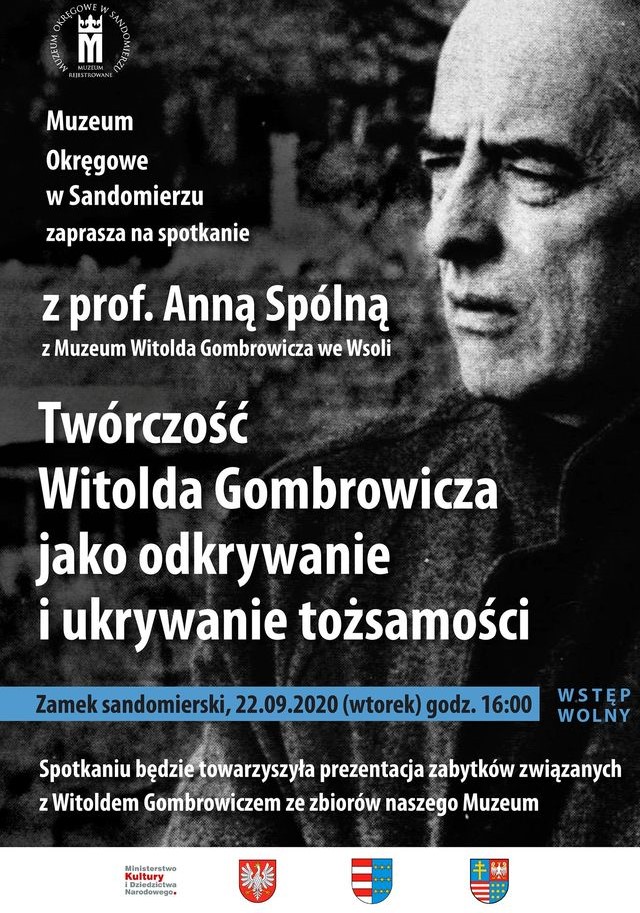 Twórczość Witolda Gombrowicza Spotkanie Z Badaczką Twórczości Na Zamku W Sandomierzu, 22.09.2020.
