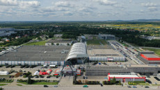 Widok Targów z lotu ptaka