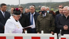 Poświęcenie nowo powstałej drogi