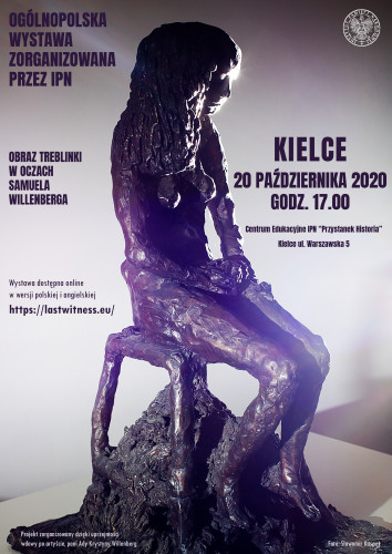 Rzeźba - postać więźnia Treblinki
