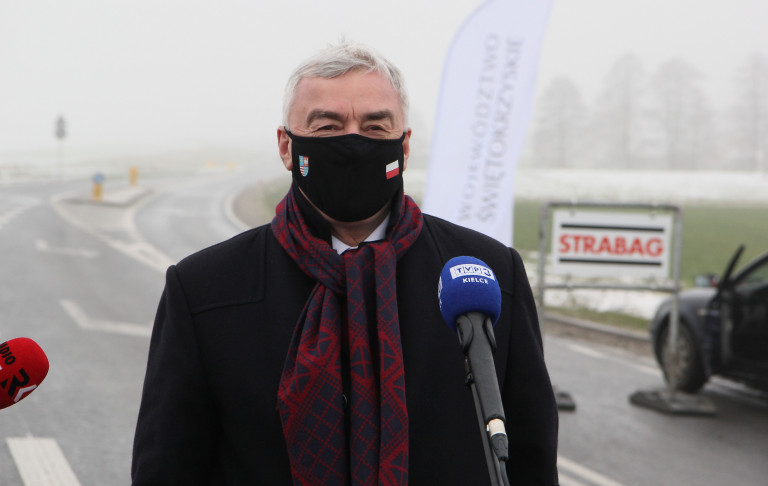 Marszałek Andrzej Bętkowski Otwiera Nową Drogę
