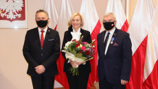 Wojewoda Zbigniew Koniusz, Wicemarszałek Renata Janik, Marszałek Andrzej Bętkowski