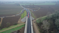 droga dojazdowa do mostu przez Wisłę