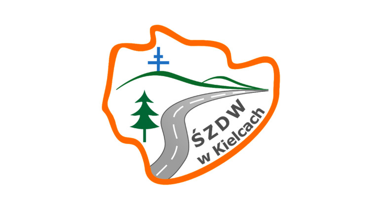 Logotyp świętokrzyskiego zarządu dróg wojewódzkich W Kielcach