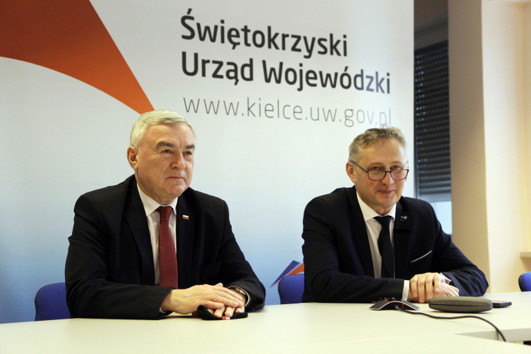 Marszałek Andrzej Bętkowski I Wojewoda Zbigniew Koniusz