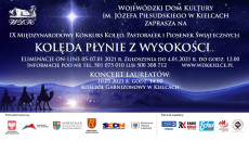 Plakat Konkursu Kolęd Kolęda Płynie Z Wysokości