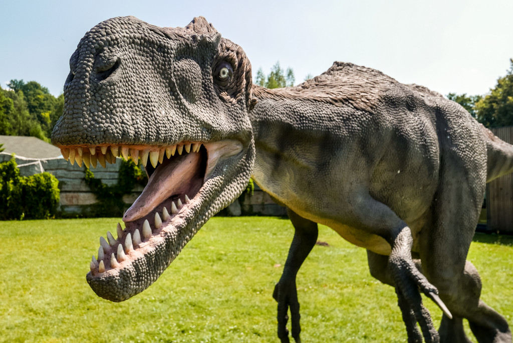 Figura Dinozaura W Juraparku W Bałtowie
