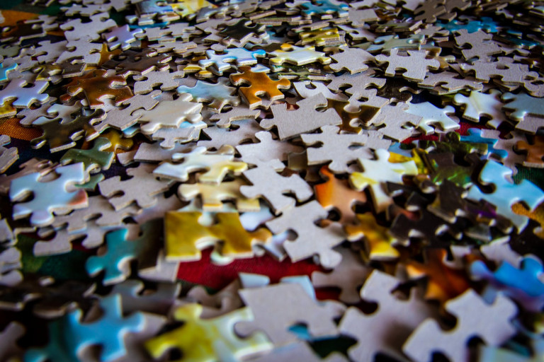 Rozsypane, Pomieszane Puzzle