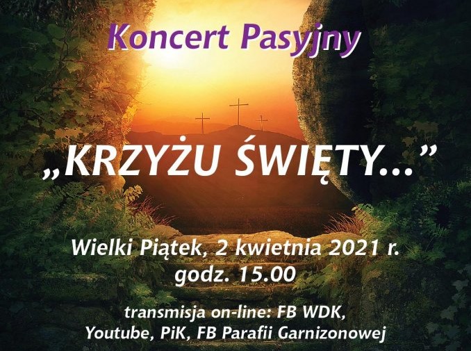 Koncert Pasyjny Plakat