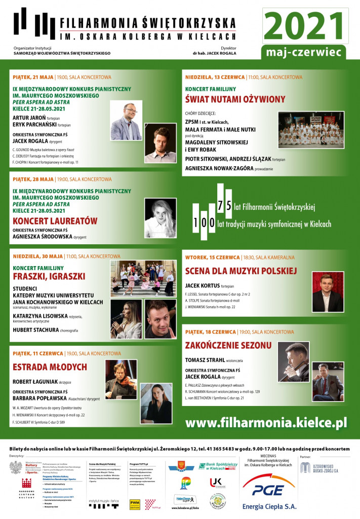 Grafika Promująca Program Filharmonii