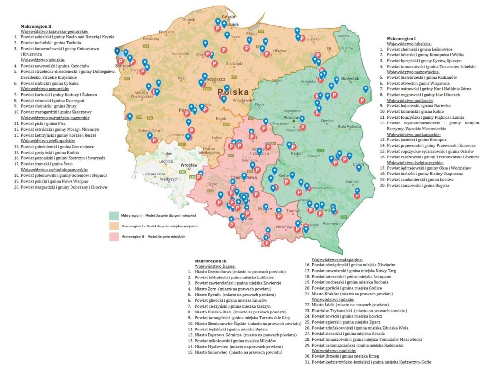 Mapa Polski 1