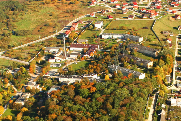 Centrum Psychiatrii w Morawicy - widok z lotu ptaka