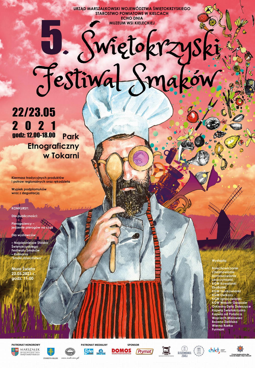 Plakat świętokrzyski Festiwal Smaków