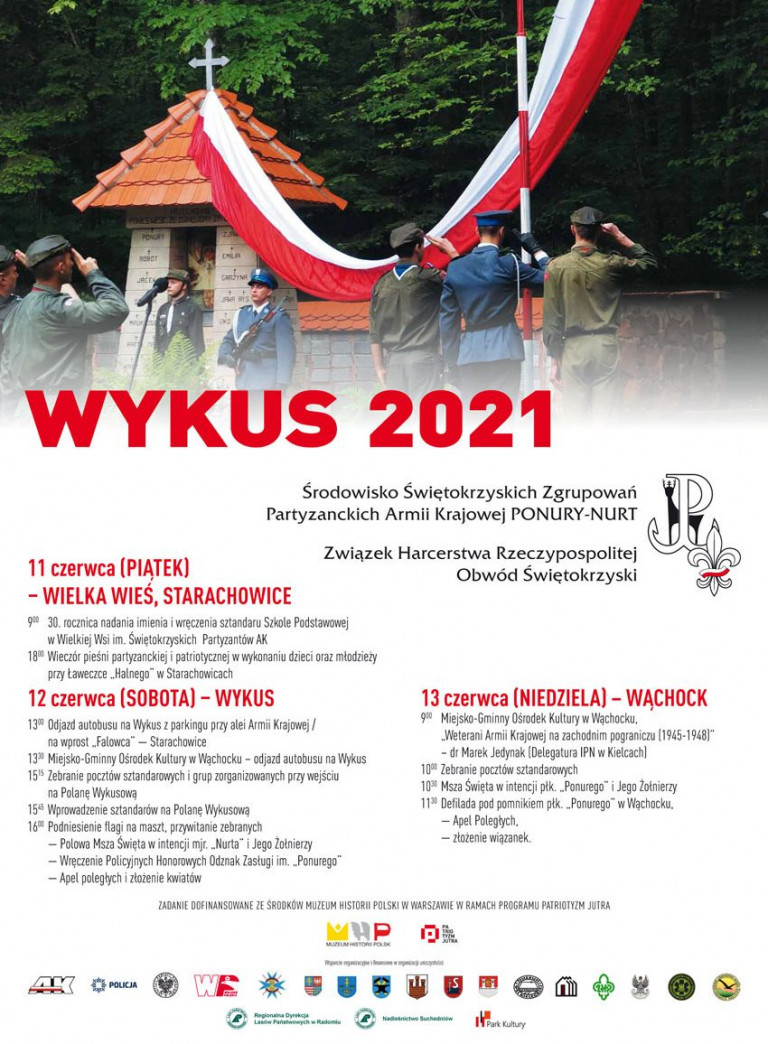 Plakat Promujący Uroczystości Na Wykusie W 2021 Roku