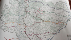 Mapa Województwa świętokrzyskiego Z Zaznaczonymi Trasami Rowerowymi