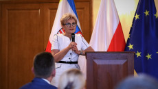 Przemawia wiceminister Rozwoju, Pracy i Technologii Iwona Michałek