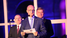 Wiceminister spraw zagranicznych Piotr Wawrzyk przemawia