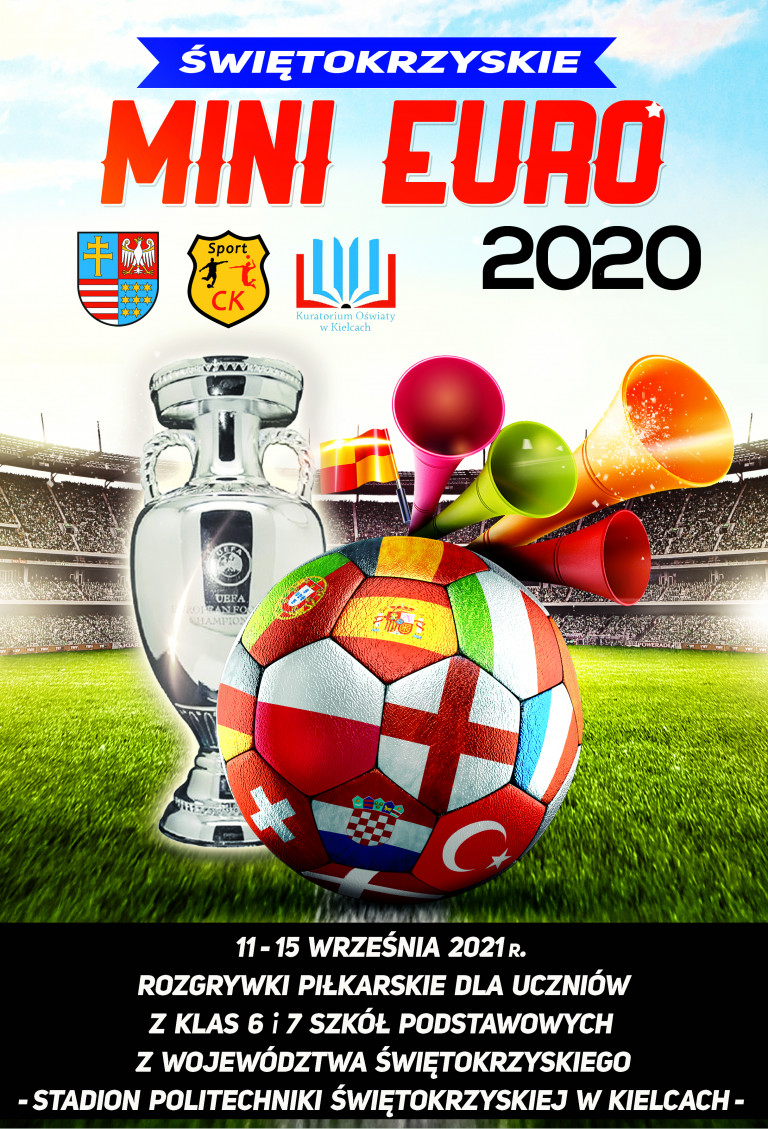 Plakat. Świętokrzyskie Mini Euro 2020