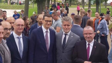 Premier Mateusz Morawiecki Z Wicemarszałkiem Markiem Bogusławskim