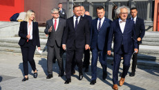 Prezydent Andrzej Duda, Minister Obrony Narodowej Mariusz Błaszczak I Inni Goście