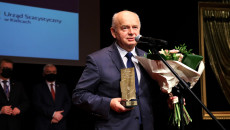I Nagrodę Odbiera Marian Buras, Burmistrz Morawicy