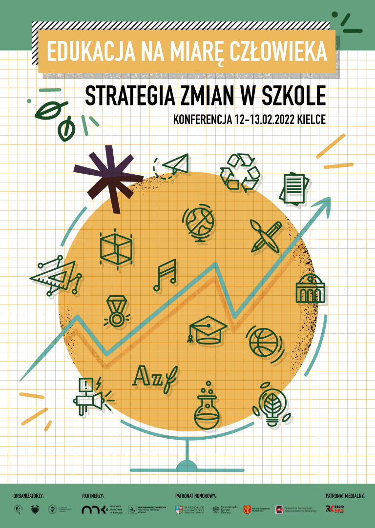 Plakat Konferencji Edukacja Na Miarę Człowieka. Strategia Przyszłości Szkoły