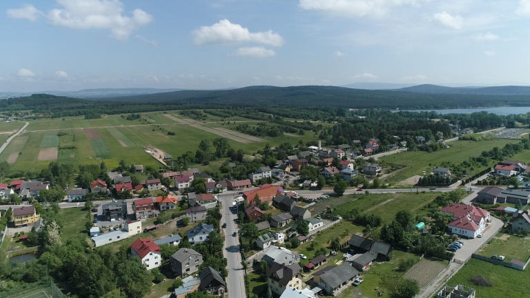 Suków - widok z lotu ptaka