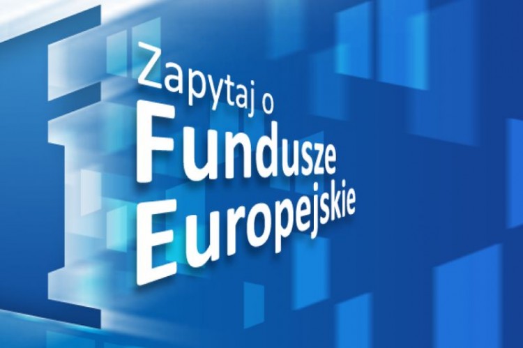 Grafika Na Której Jest Napisane Zaytaj O Fundusze Europejskie