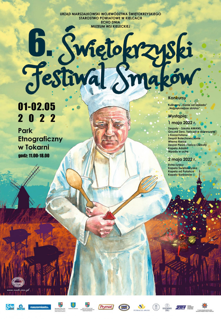Plakat Promujący 6. Festiwal Smaków