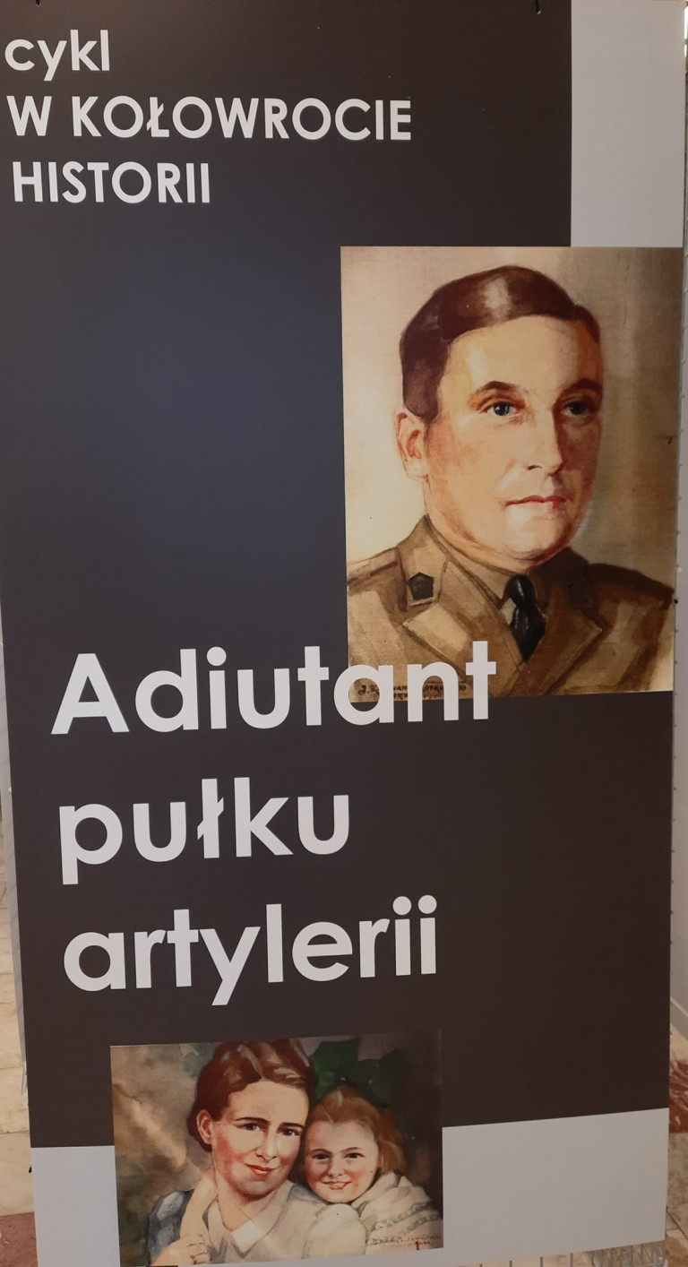 Plakat Wystawy Z Podobizną Adiutanta