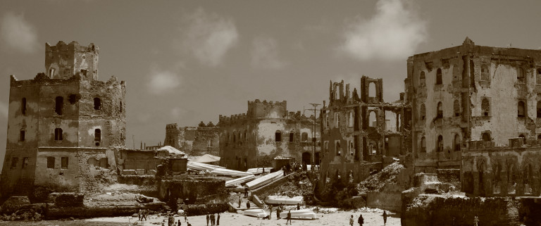 Ruiny Budynków W Somalii