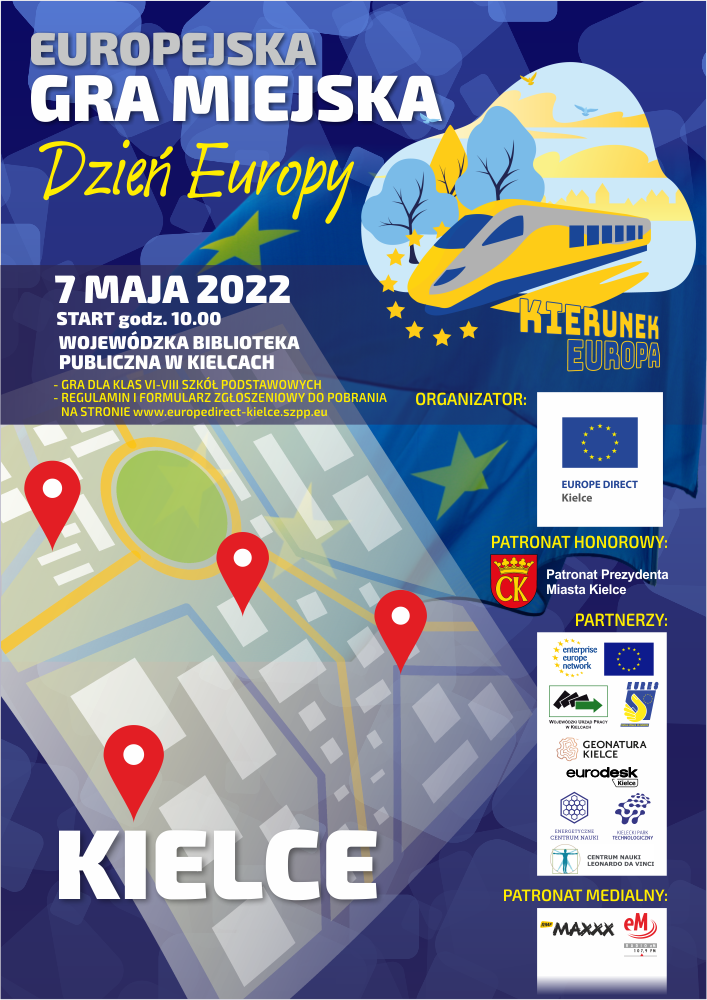 Europejka Gra Miejscka Plakat