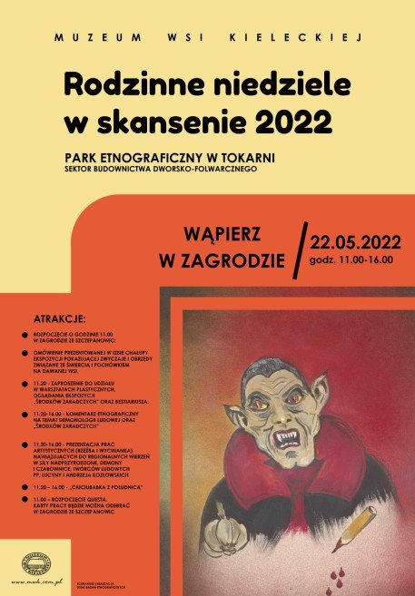 Plakat Promujący Wydarzenie Pn. Wąpierz W Zagrodzie