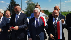 Marszałek Andrzej Bętkowski, Członek Zarządu Tomasz Jamka, Poseł Mariusz Gosek