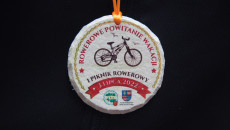 medal dla uczestników rajdu rowerowego