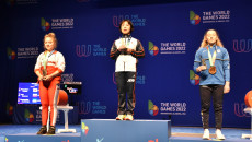 Podium Wagi Lekkiej Twg 2022 Zuzanna Kula 2 M., Yukako Fukushima 1 M., Anastazja Deriewienko 3 M. Easy Resize.com