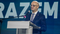 Przemawia wiceminister spraw zagranicznych Piotr Wawrzyk