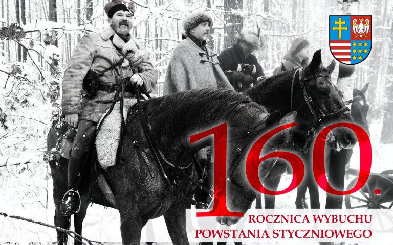 Powstancy Styczniowi członkowie grupy rekonstrukcji historycznej na koniach